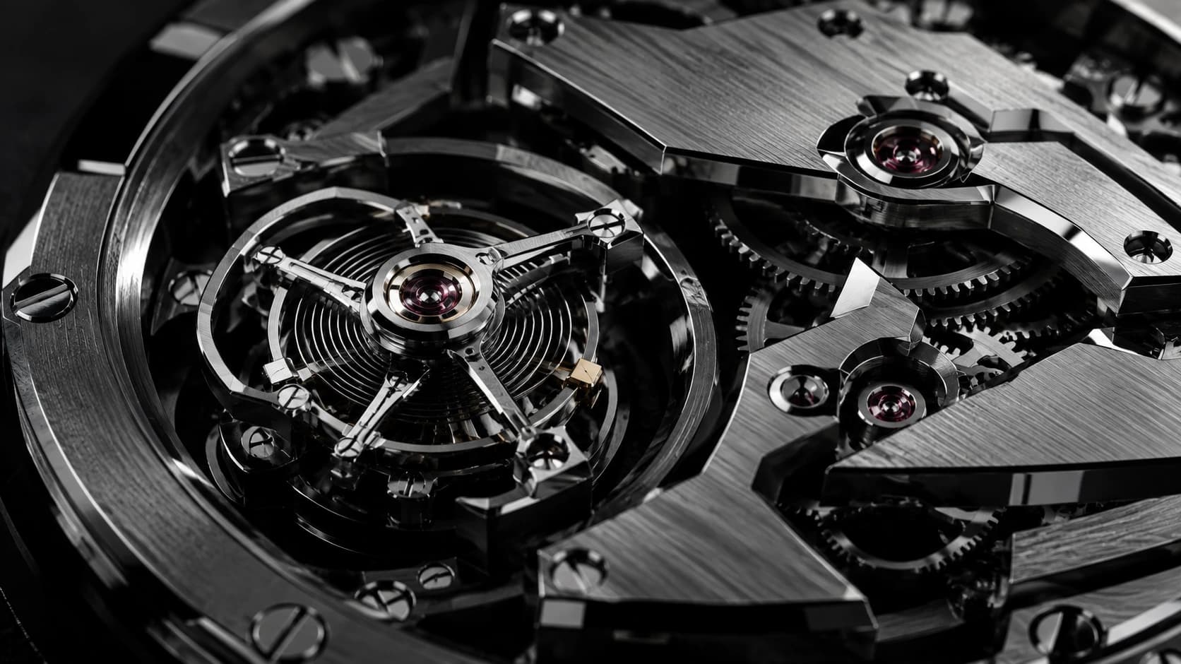 Extreme macro inspection of Calibre VS-1804 Tourbillon
