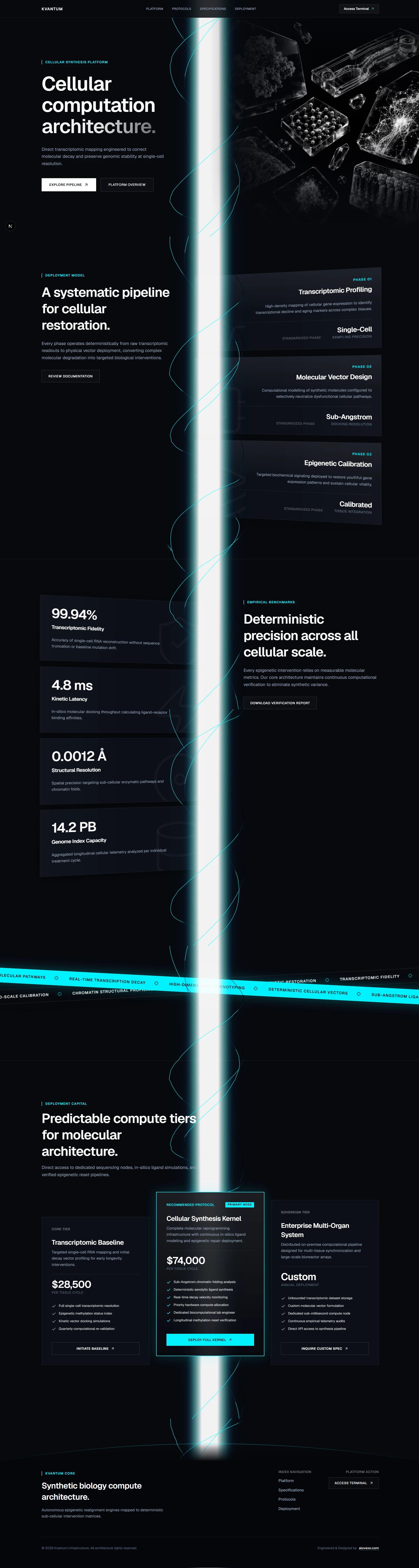 Kvantum Landing Page Preview
