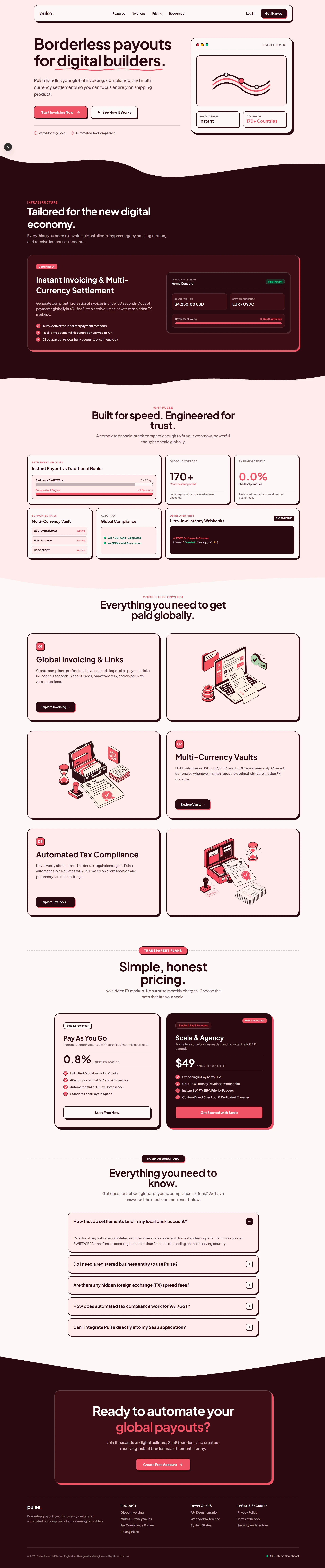 Pulse Landing Page Preview